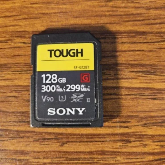 Sony Other Sony Tough Sf G28t 128gb Sd Card Poshmark